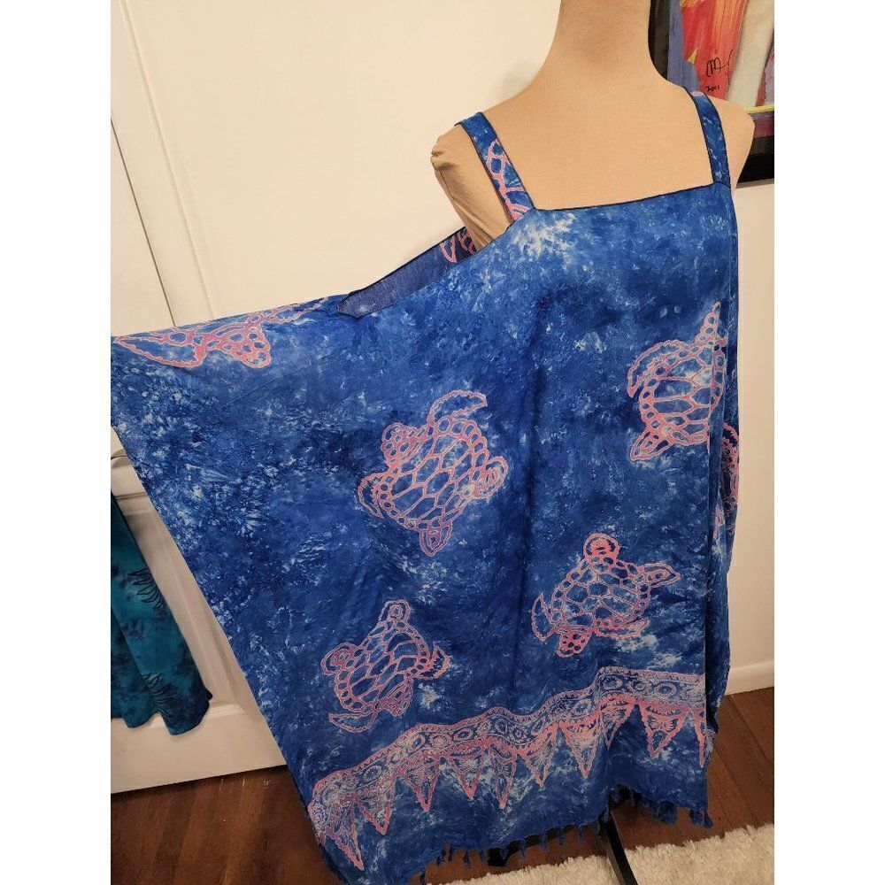 Tropical, boho Style Summer Cold Shoulder One Size, - Picture 8 of 9